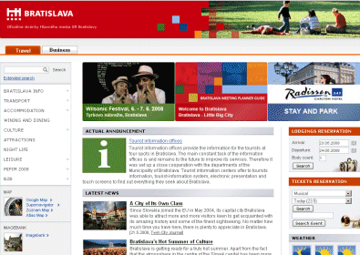 Bratislava official website